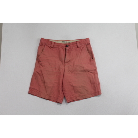 Izod Saltwater Men Pink Shorts Summer Beach Size 32 - Picture 1 of 9